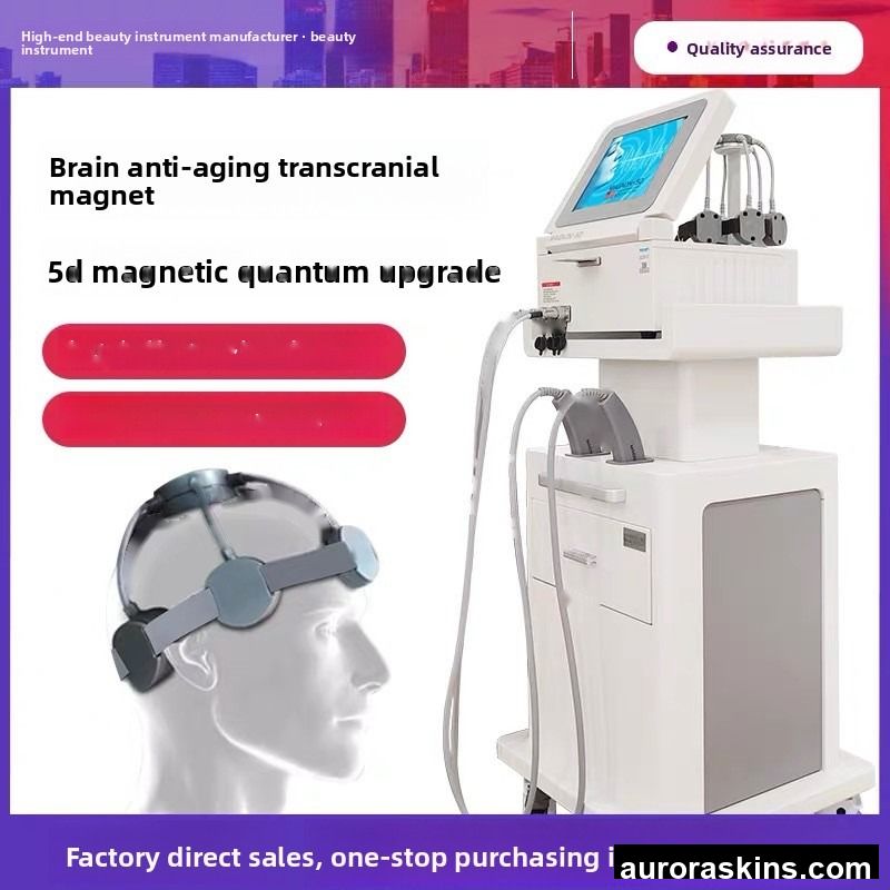 Kaka Si Man Anti-Aging Brain Magnetic Therapy Device 5D Quantum Physiotherapy Instrument LED Transcranial Home Use Beauty AU