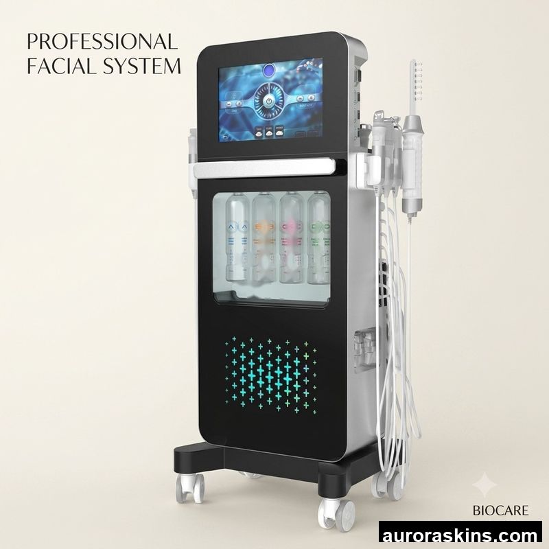Esthetic Facial Cleaning Device Hidrafacial Hydrodermabrasion Skin Equipment Alice Aqua Super Bubble