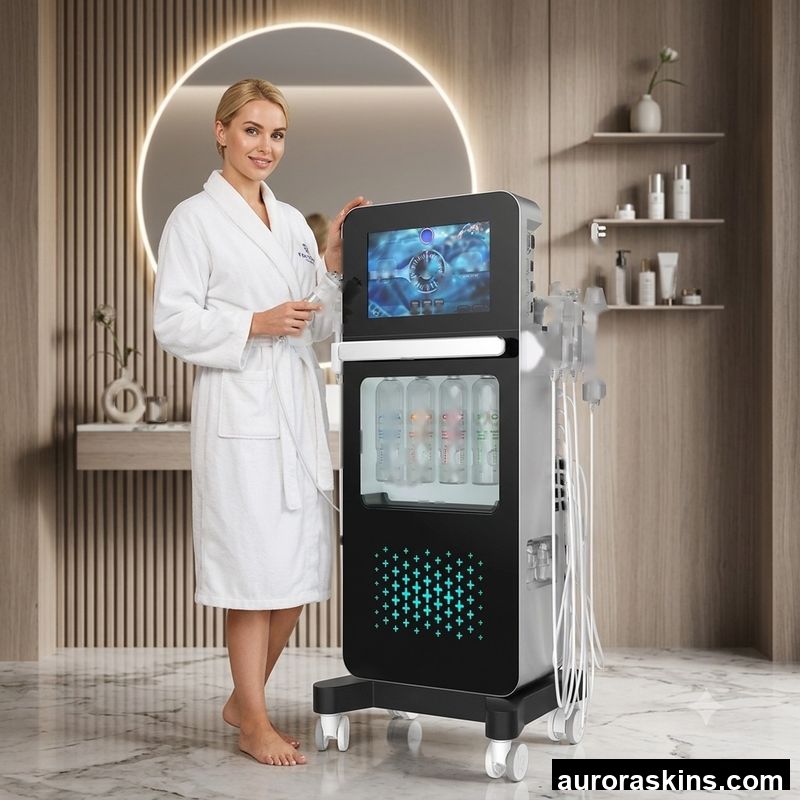 17-function Hidrafacial Hydrodermabrasion Machine Alice Aqua Peel Alice Super Bubble Skin Machine Braeat Training Classrooms