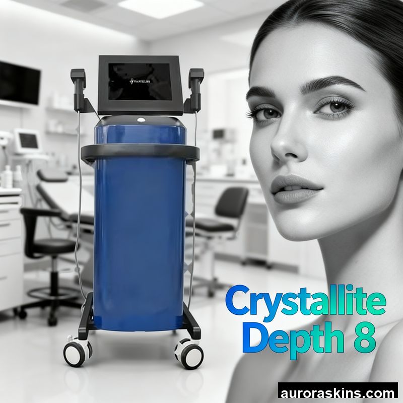 2026 Crystal Depth 8 Face Rejuvenation Frequency 12P/24P/40P/nano Body Contouring Wrinkle Removal Face Clean Beauty Device