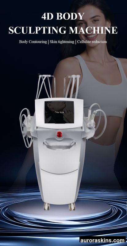 4D Body Beauty Machine Skin Tightening Massage Body Shaping Machine Lymph Drainage 360 Degree Rotating Roller Machine