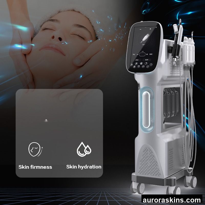 Factory Price Oxygen Facial Diamond Microdermabrasion Aqua Peel Skin Rejuvenation Vacuum Blackhead Removal Oxygen Jet Machine
