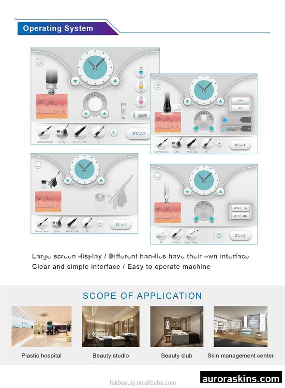 7in1 Alice Super Bubble Machine Hydra Skin Cleaning Machine