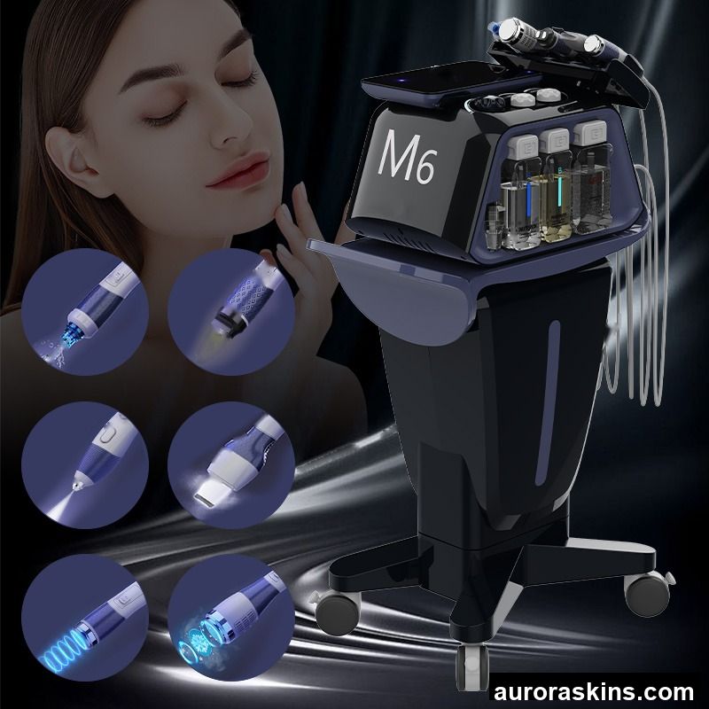 2026 6-in-1 Hydration Facial Lifting Oxygen Injector Skin Tightening Anti-aging Bubble Skin Care Face Cleaning Beauty Device