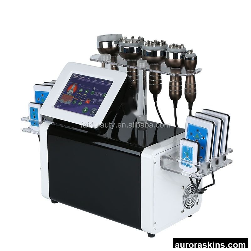 Whole Sale 5-in-1 Body Slimming Machine with 40kHz High-frequency Vibration+Vacuum Therapy+Microcurrent+Rediofrequency Handles