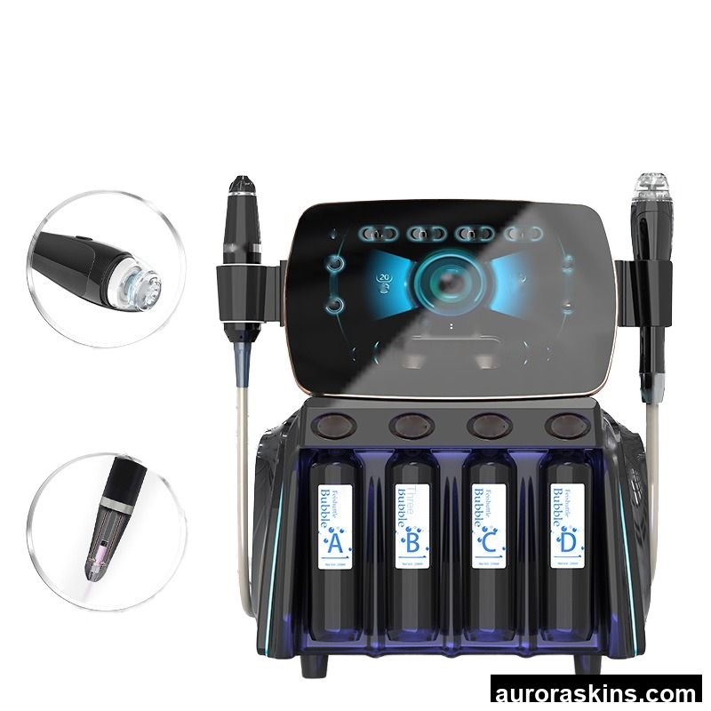 2025 New Non-Invasive Oxygen Jet Instrument Water Light Microcrystalline Guide for Hydrating Bubble Shuttle Beauty Salon