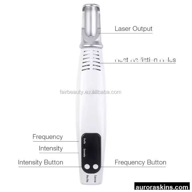Handheld Stainless Steel Beauty Picosecond Red Blue Pen Skin Care Machine for Tattoo Removal Pigments Removal