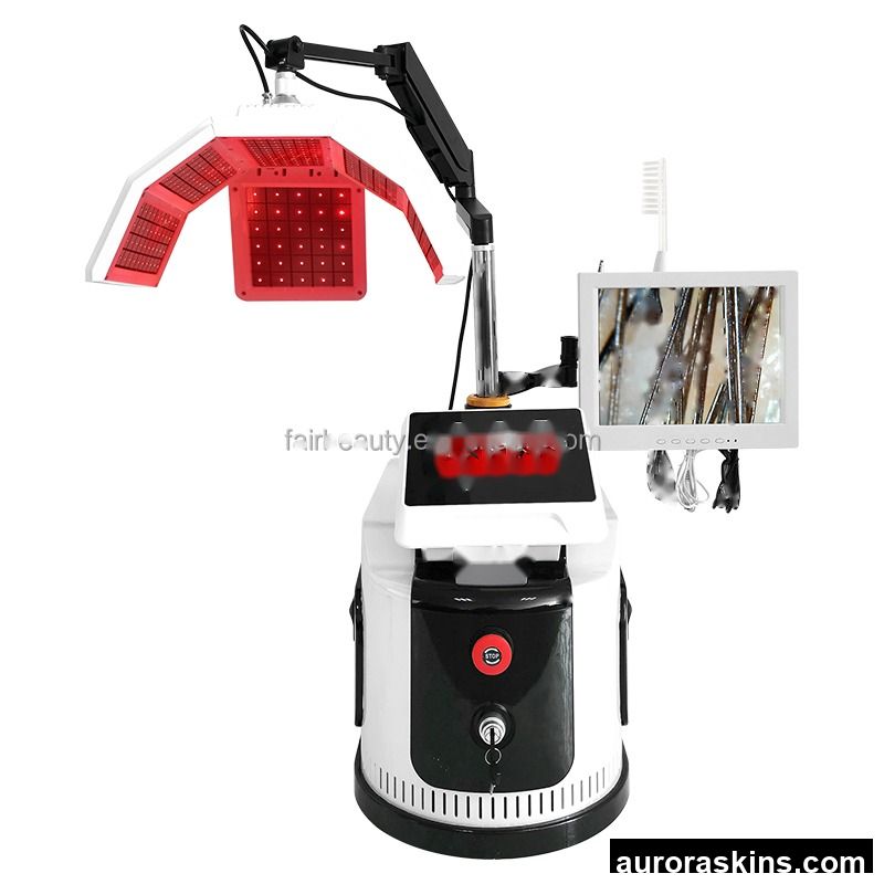 2024 Scalp Massage Hair Growth Machine with Hair Analyser for Hair Loss Treatment