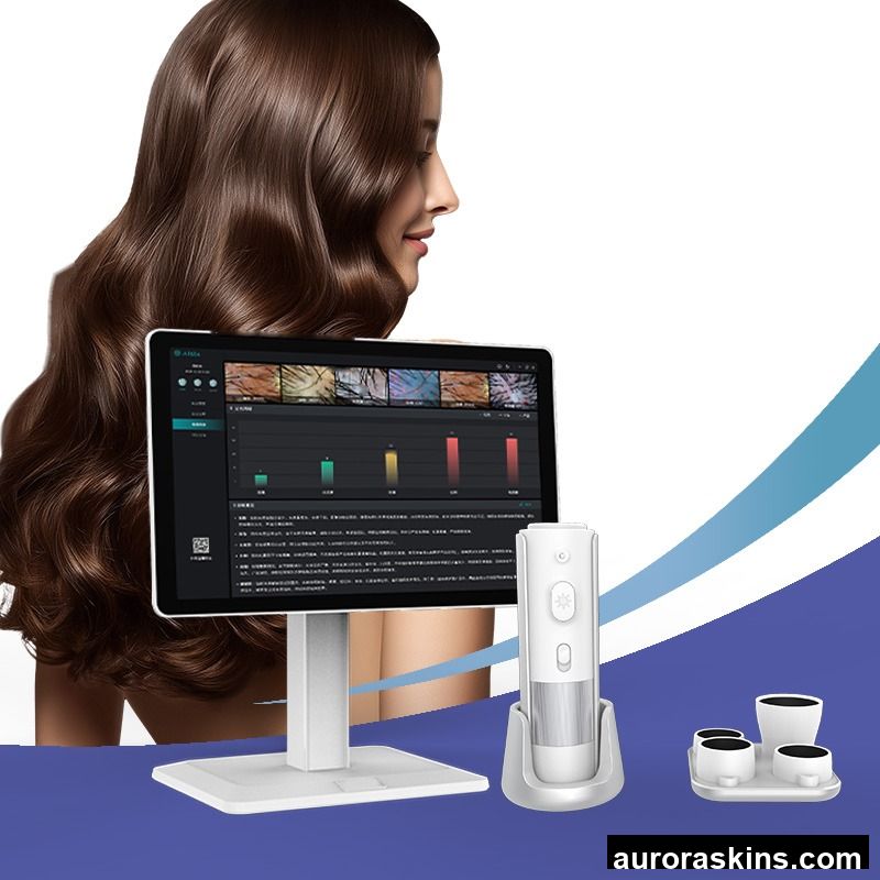 2026 Top Selling HD Hair Follicles Scalp Scanner Detector Hair Analyzer Skin and Scalp Hair Analysis Microscope Beauty Machine