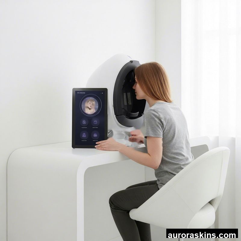 2026 New Arrivals for Mirror Intelligent AI Skin Analyzer System Stainless Steel Portable Face Analysis Machine UV Disinfection