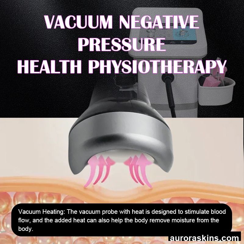 New 3in1 Turbo G8 MAX Vacuum Heat Massage Cupping Relax Massager G5 Body High Frequency Vibrator G8 Machine