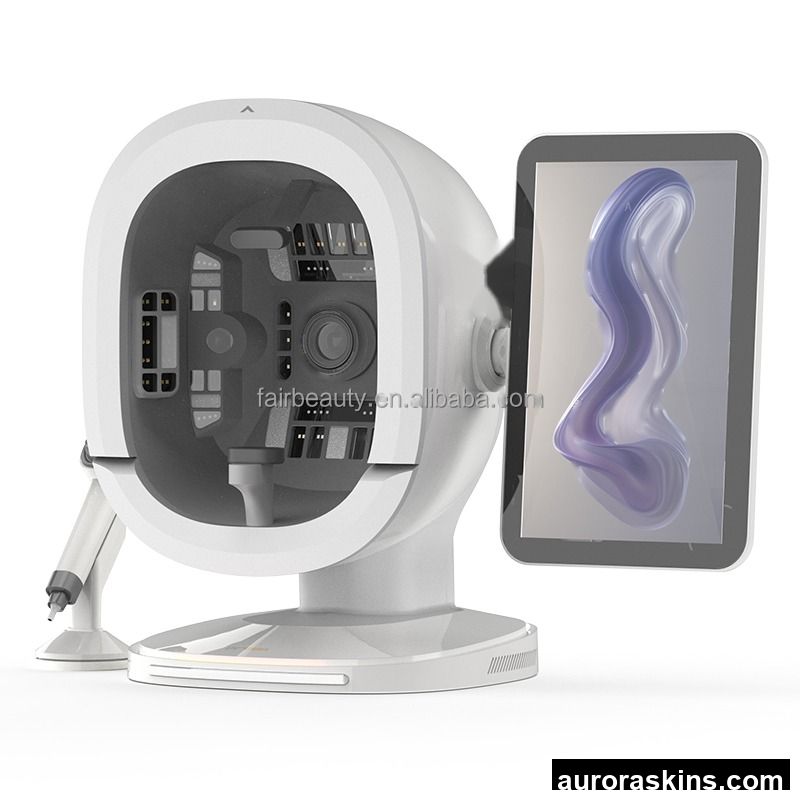 2026 Facial 3D Intelligent 2in1 Facial Skin Analysis Skin Detector Tester Hair Scalp Management Hair Analysis Machine