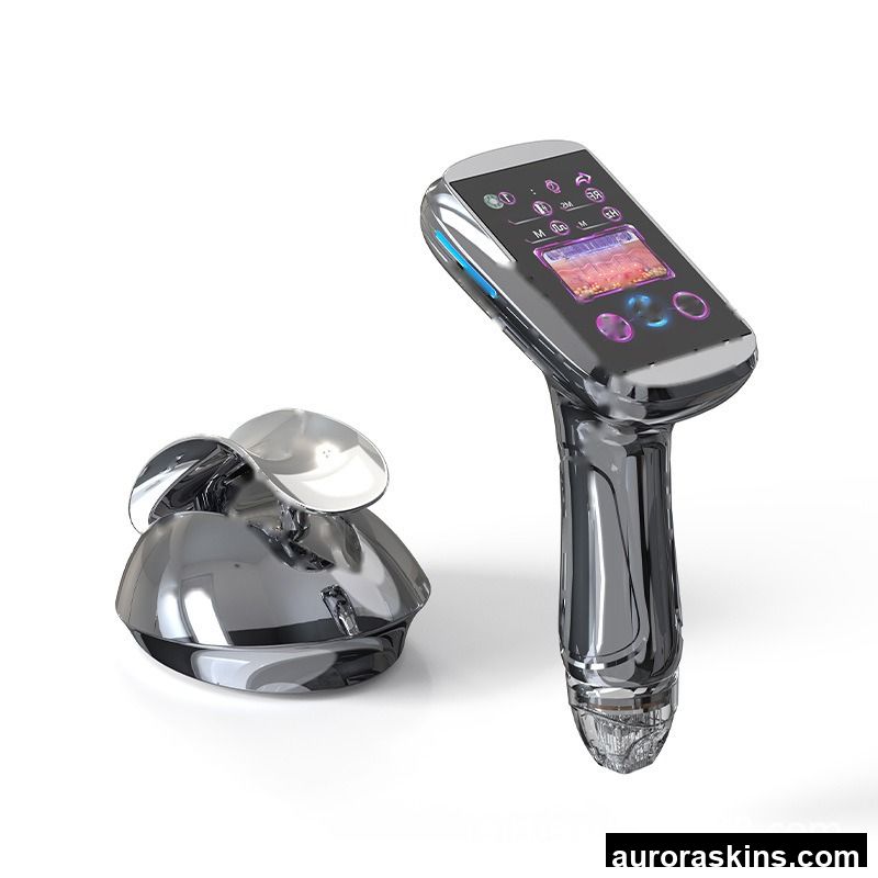 Imported Microcrystalline Hand-Held Electric Facial Massage Equipment Small Home Use Beauty Equipment Light Grain for Face