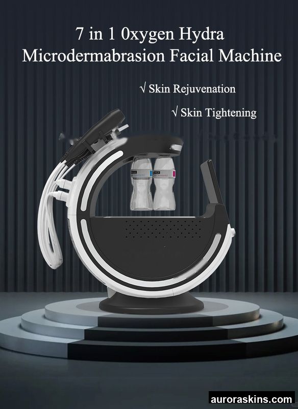 2026 Aurora Skins Portable 7-in-1 Water Beauty Skin Rejuvenation Device with Blackhead Removal and Skin Analysis