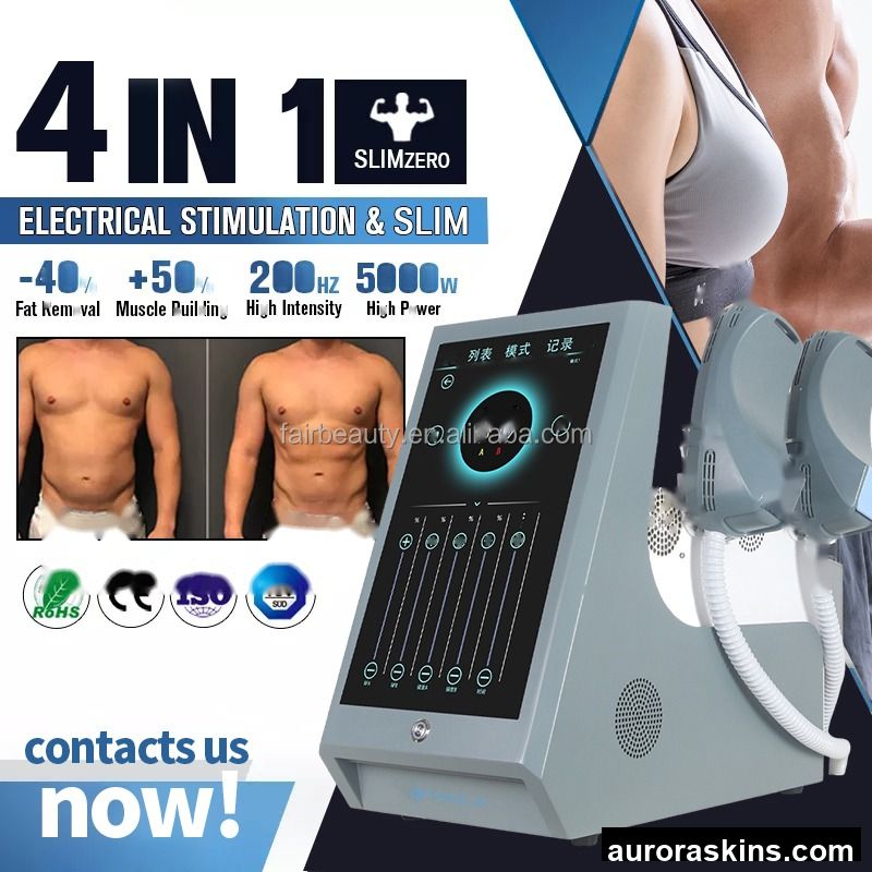 2026 New the Latest Four-Head Magnetic Shaping Slimming and Muscle Strengthening Beauty Machine Fat Reduction