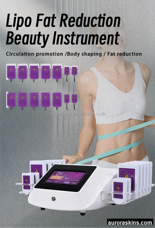 Factory Price Lipo Pads 14 Pcs Body Slimming Machine Lipo Pads Slimming Cellulite Removal 14 Pads Lipo Cavit Slimming Machine