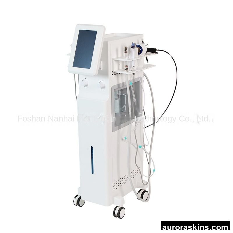 Cross-Border Blackhead Suction Instrument Photon Face Management Beauty Instrument Face Washing Massage Manufactured Oxygen Jet