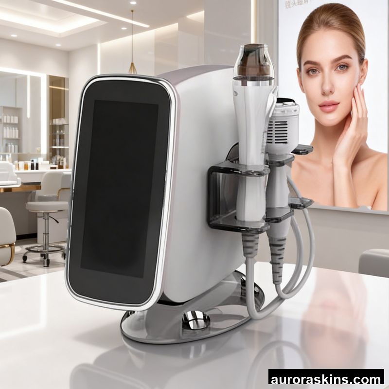 2026 Gold Microcrystal Facial Skin Rejuvenation Wrinkle Removal 2-4MHz Depth 0.5-3mm Anti-aging Face Cleaning Beauty Device