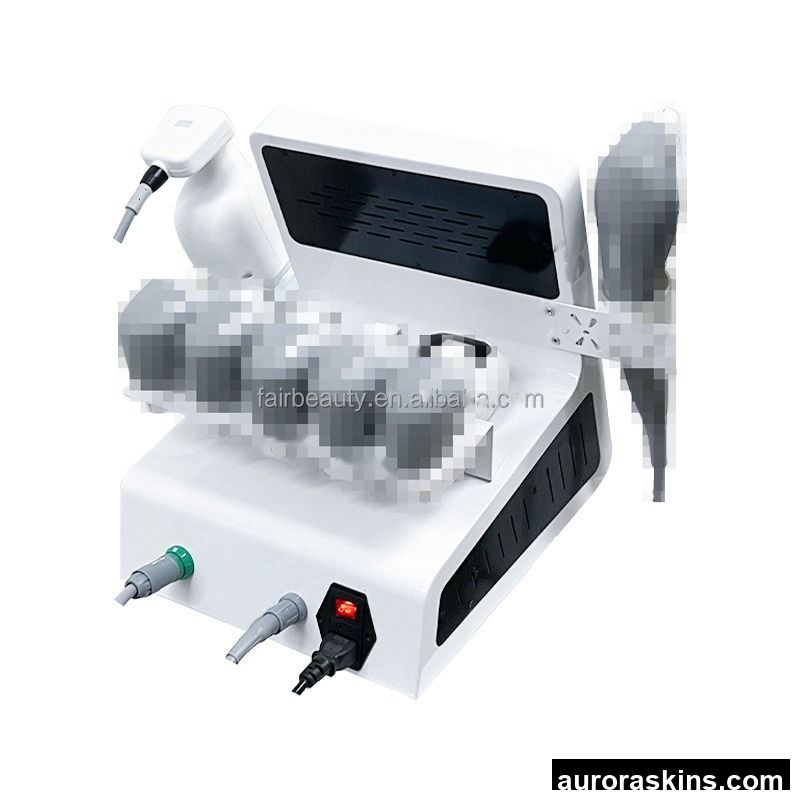 7D Vmax 2-in-1 Face & Body Lifting Device-Smooths Wrinkles & Stretch Marks, Interchangeable Cartridges-Salon Use