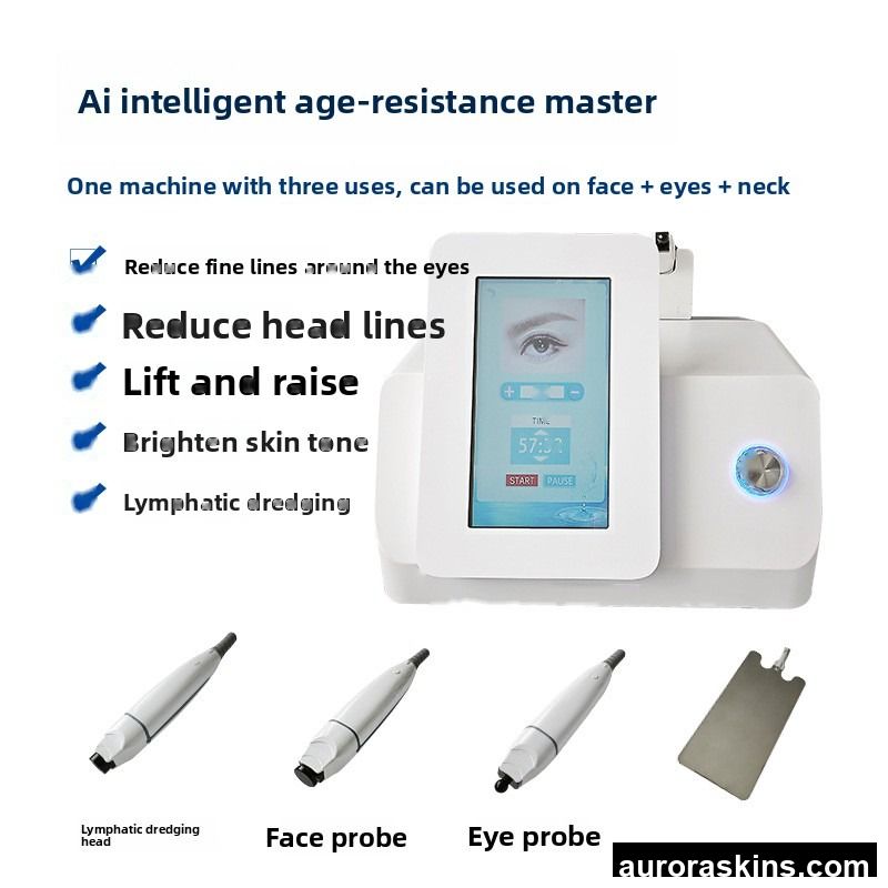 AI Intelligent Anti-Aging Eye Master Beauty Device Massage Equipment for Eye Face Lifting Firming Fine Lines Lymphatic Drainage