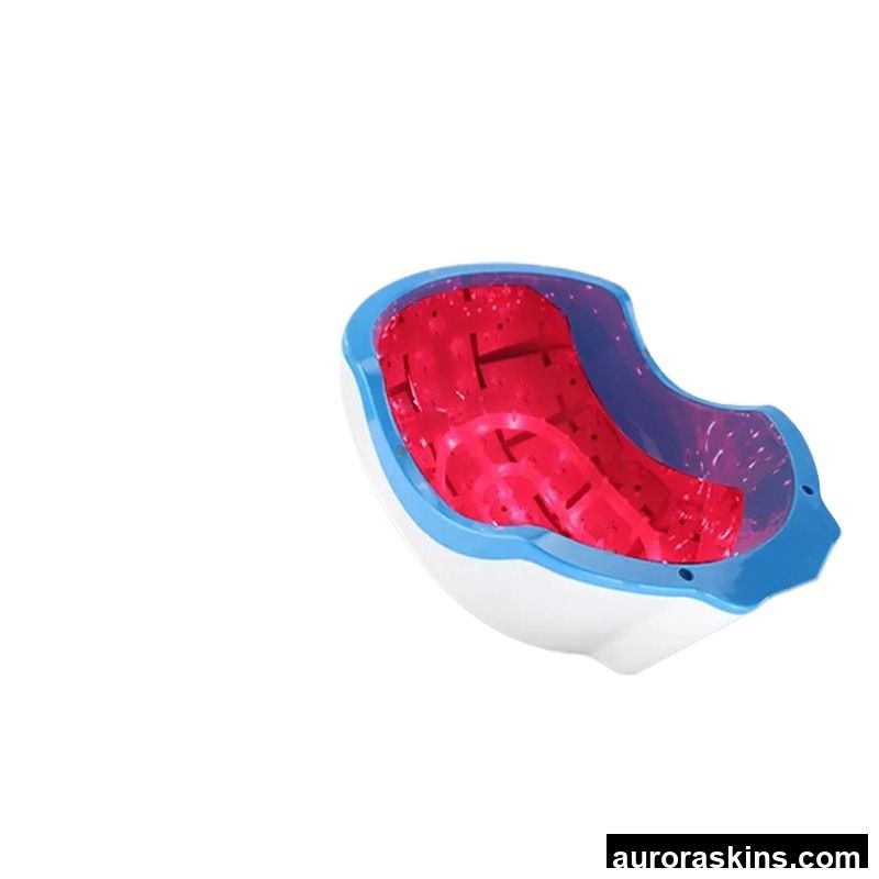 AU Plug 80-Light Beads Hair Care Instrument LED Direct Cross-Border Sales Helmet Tools for Head Area Hair Growth Maintenance