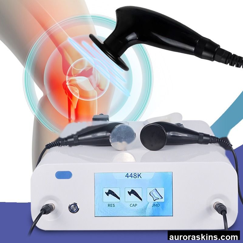 Portable 448khz Tecar Therapy Lymphatic Drainaged Indiba 448Khz CET RET Pain Relief Physiotherapy Rf Radiofrequencia Machine