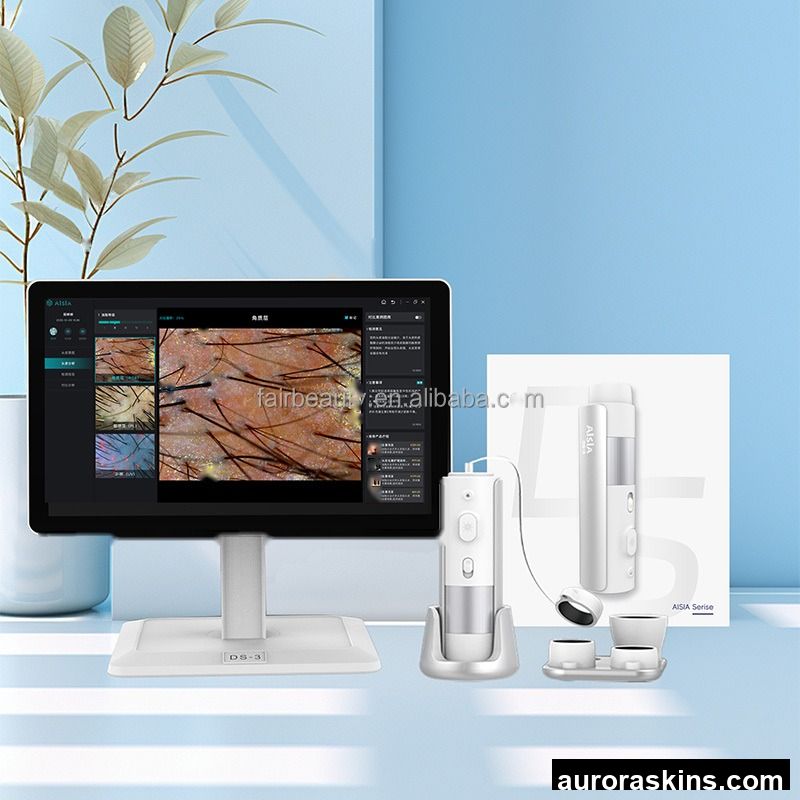 Trichoscopy Scalp Hair Analyzer Desktop Camera with WiFi AI Intelligence Detection 2026 New Design & Technology
