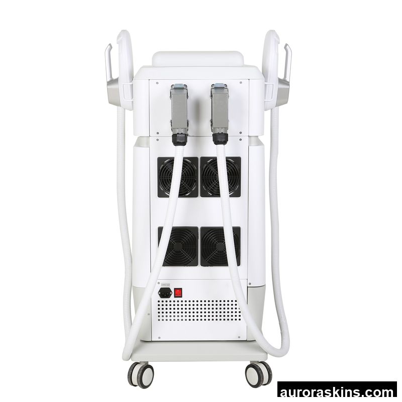 Standing Muscle Building 2 Handles+2 Curved Arm Handles Fat Reduction Body Sculpting Magnetic Muscle Stimulator