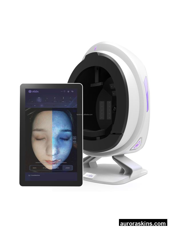 2024 Professional 3D Scan Face Digital Smart Mirror Scanner Facial Skin Analyzer Face 7 Analysis Machine