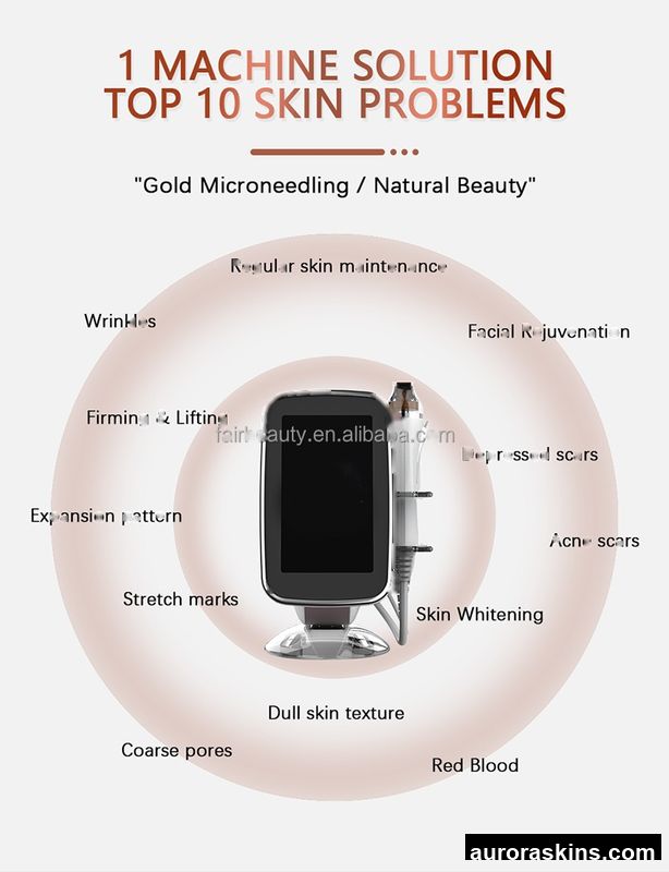 2026 Gold Micro-Crystal Face Lifting & Resurfacing-Wrinkle Fading, 0.5-3mm Penetration, Anti-Aging & Cleansing-Beauty Machine