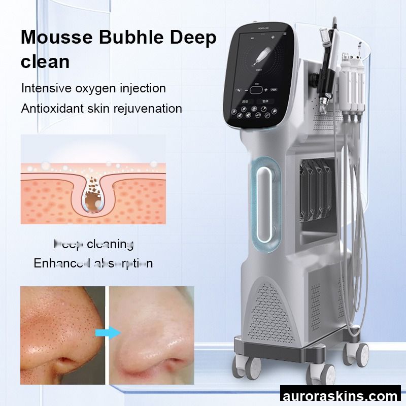 2026 New 9-in-1 Oxygen Bubble Facial Deep Cleaning Aqua Peel Skin Rejuvenation Face Lifting Multi-Function Bubble Beauty Device