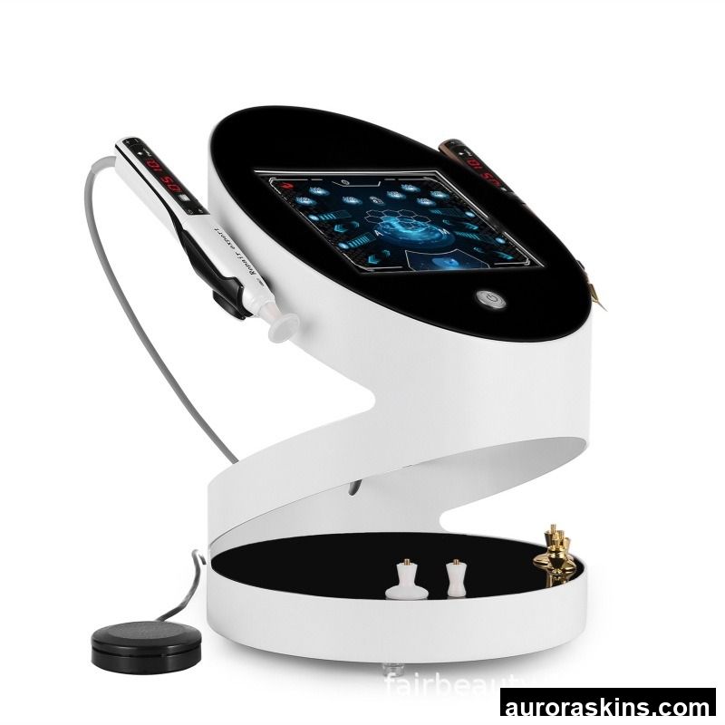 2-in-1 Handheld ABS Plasma Ozone Spot Beauty Device Face/Eye/Skin Rejuvenation Acne/Mole Fading Facial Care Aurora Skins FR-Q3 Use