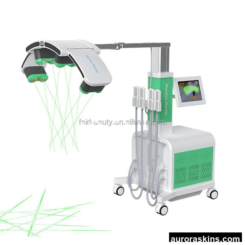 Excellent Performance Aurora Skins 2-in-1 10D Cooling Therapy Lipolaser Machine Body Contouring Device with 532nm Green/Red Light