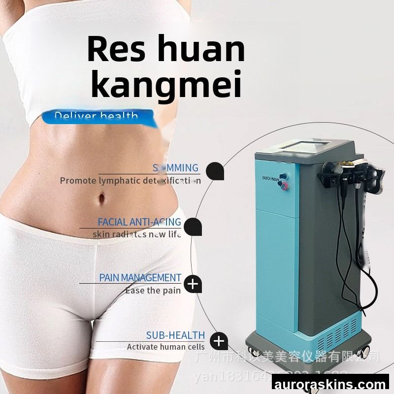 Kangmei Standing Whole Body Fascia Conditioning Instrument Deep Source Heat Therapy Facial Firming Weight Loss ABS Stainless