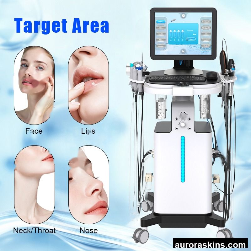 Oxygen Jet Facial Skin Analysis Machine Skin Scrubber Deep Cleaning Blackhead Removal Microdermabrsion Diamond Peel Oxygen Jet