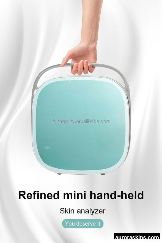 2026 Aurora Skins Portable Hair and Skin Diagnostic Tool-Home-Use Skin Assessment Device with Windows