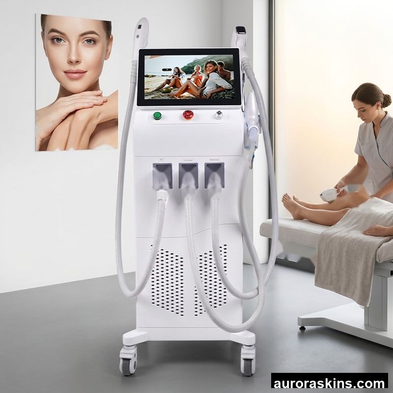 Hair Removal Machine Eyebrow Tattoo Removal Machine Skin Rejuvenation Women Painless Hair Care Machine 808 Hair Removal Device
