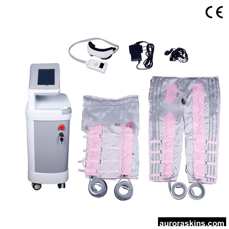High Quality Full Body Infrared Pressotherapy Machine Lymphatic Drainage Suit with 24 Groups of Air Chambers