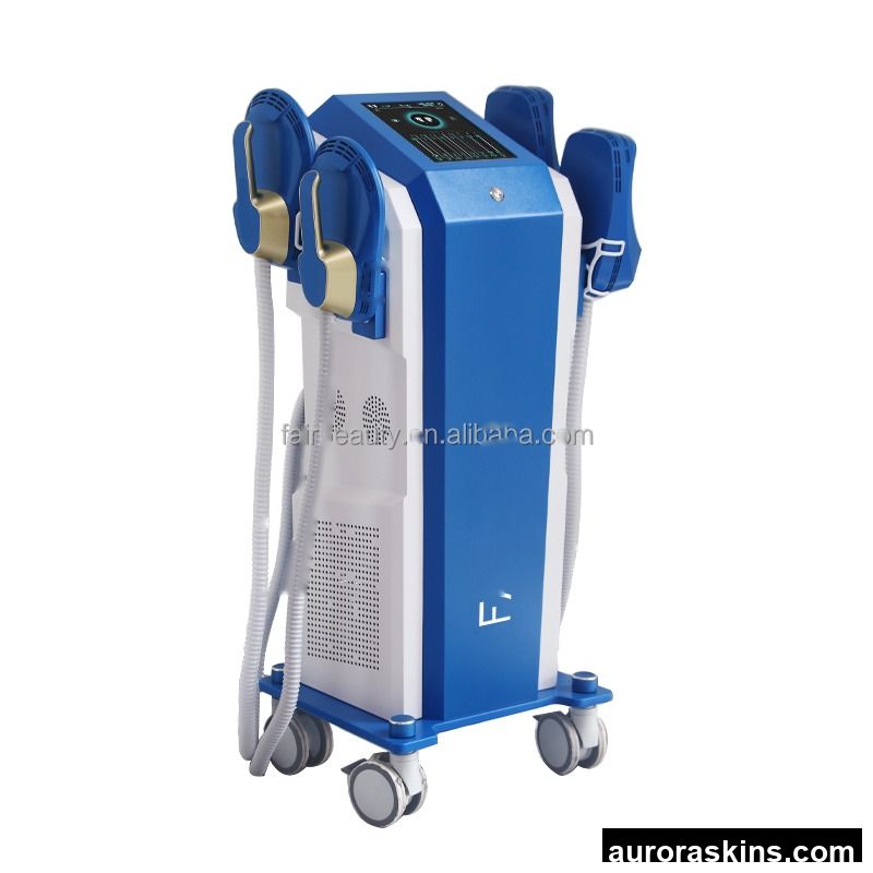 Standing Body Slimming Device High Energy Focused Electromagnetic Waves Magnetic Muscle Stimulator for Cellulite Removal
