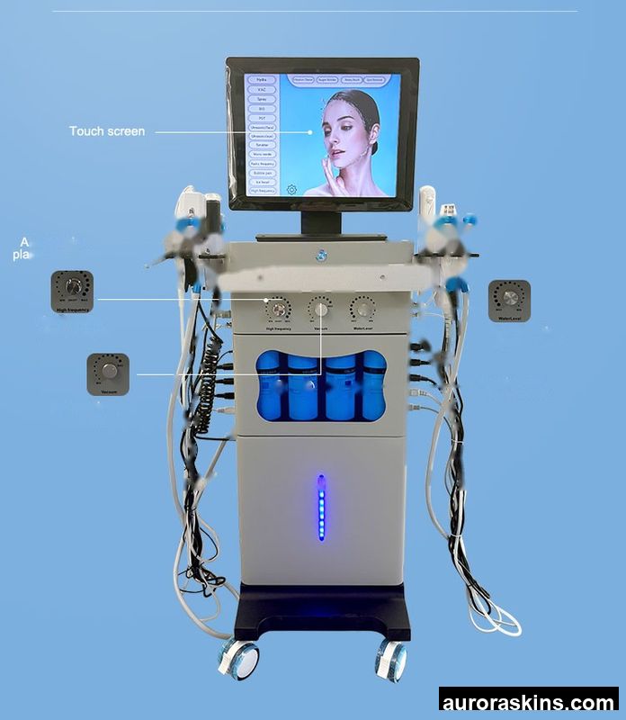 Customized 18 in 1 Beauty Oxygen Jet Oxygen Facial Skin Tightening Whitening Machine Face Cleaning Beauty Salon Machine