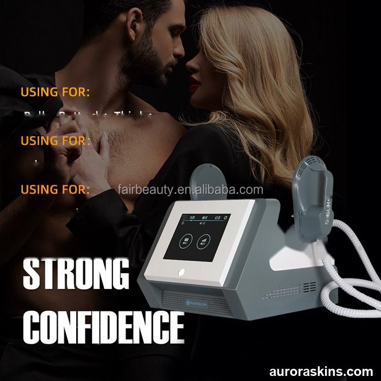 13 Teslasculpt Aurora Skins Body Sculpting Burn Fat Electrical Muscle Building Stimulator 4 Handles Sculptor Aurora Skins Sliming Machine