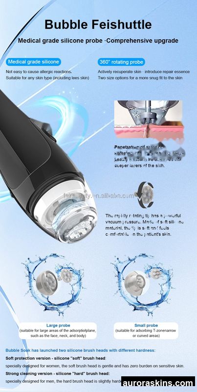 Advanced 360-Degree Spiral Suction Skin Purifier with Oxygen Bubble Technology-Revitalizing Beauty Equipment