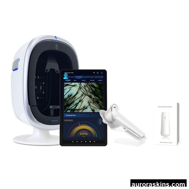 2026 Skin Analysis Hair Scalp 2in1 Machine Management Acne Wrinkle Test Hair Loss Scalp Analysis O1 Pro Salon Machine