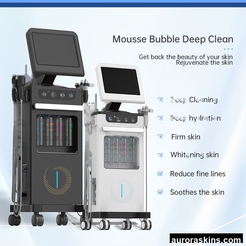 12 in 1 Oxygen Facial Machine Dermabrasion Oxygen Jet Microdermabrasion Skin Rejuvenation Remove Wrinkle Beauty Machine