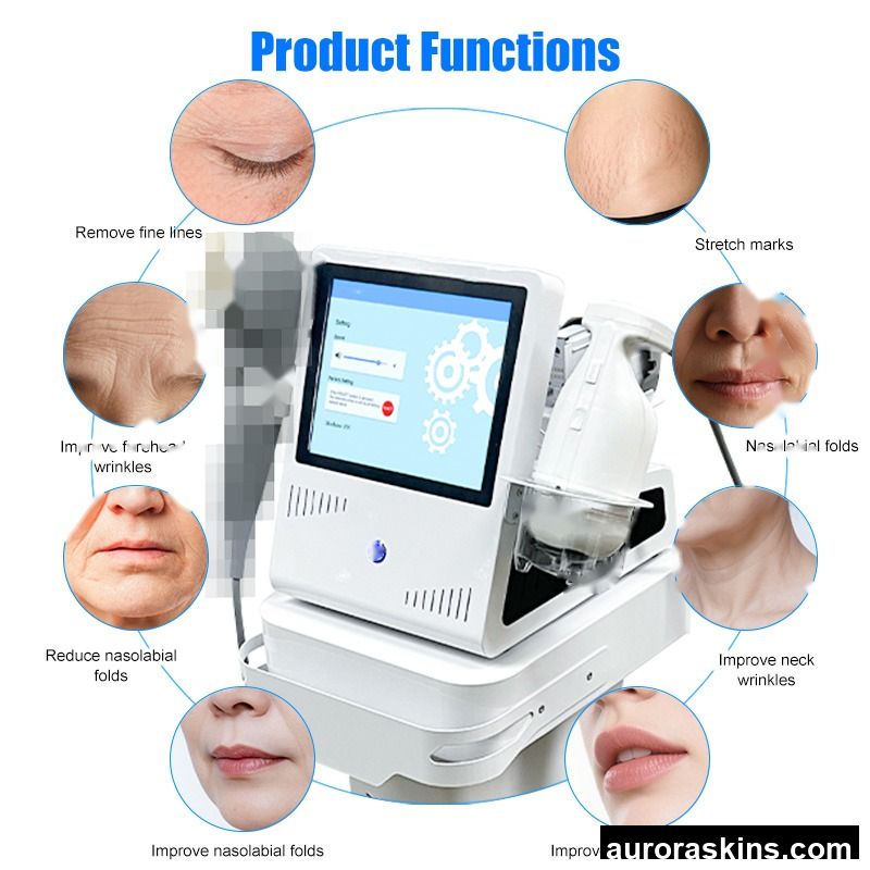 Portable Skin Tightening Instrument SMAS HIIFU Facial Lifting Wrinkle Removal Hefu SMAS Beauty Instrument Replaceable Head