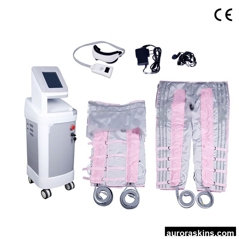 High Quality Full Body Infrared Pressotherapy Machine Lymphatic Drainage Suit with 24 Groups of Air Chambers