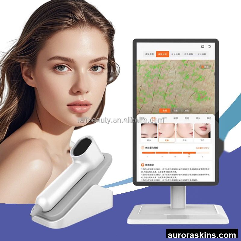 Skin Analysis Machine Skin Analyzer Facial Scanner 3D Skin Detector Hair Scalp Analysis Analyzer Hair Growth Treatment Machine