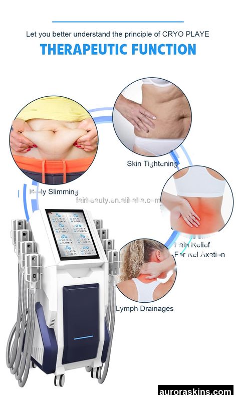8 Handles Cryo Pads Cryo Plate 360 Cryo Slimming Cryotherapy Fat Freezing Machine 8 Cryotherapy Plates Fat Freezing Machine