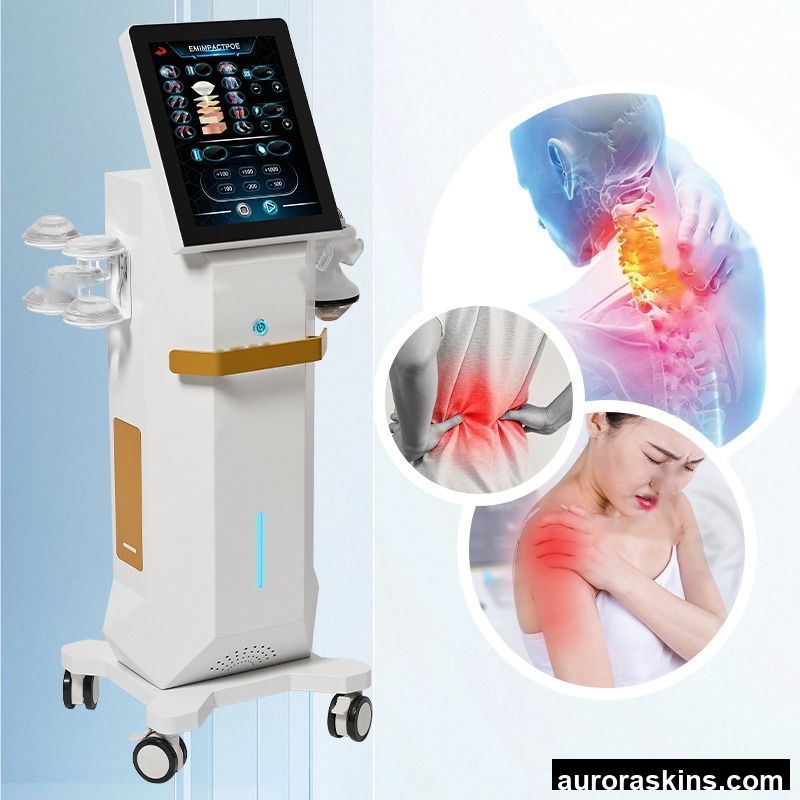 Foreign Trade ABS Shockwave Pulse Physiotherapy Instrument Deep Muscle Neck Pain Massage Extracorporeal Machine FARLIM FR-B63