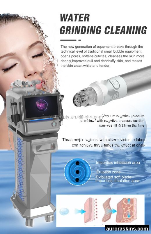 2026 Facial Instrument Deep Cleaning Hydraulic Exfoliation Oxygen Machine Multifunctional Skin Care Beauty Spa Microcrystalline